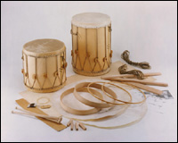 Finished and Kit Medieval Drums