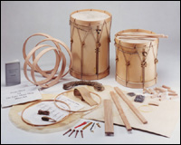 Finished and Kit Renaissance Drums