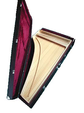Finished Cembalino in the case
