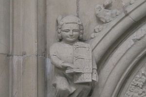 Angel playing organetto